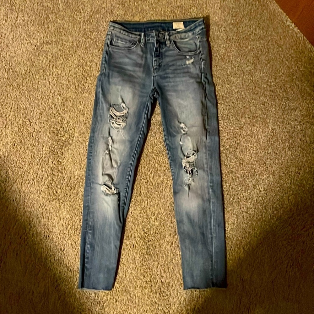 bridge by gly Mid Rise Ankle Skinny, size 26